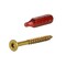 Grk Fasteners Framing and Decking Screw, #8 Thread x 1-1/2" L, Countersunk Head, Steel, Yellow, 110PK 96085 - alternate 2