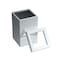 Gatco Modern Square 3 Gal. Wastebasket, Chrome 1913 - alternate 2