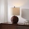 Jonathan Y Camilo 21.5" Modern Coastal Woven Rattan Globe LED Table Lamp, Dark Brown JYL6514B - alternate 2