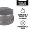 B & K STZ Industries 1-1/4 in. FIP each Black Malleable Iron Cap 310CA-114 - alternate 2
