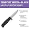 Zenport Multi-Purpose Knife, Black, 12PK 14012A-BLACK - alternate 2