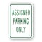Signmission Assigned Parking Only, Heavy-Gauge Aluminum Rust Proof Parking Sign, 18" x 24", A-1824-25298 A-1824-25298 - alternate 1