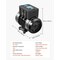Vevor Single to 3-Phase Rotary Phase Converter 10HP 28A 208-240V Input/Output XPS-10HP - alternate 2