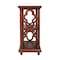 Homeroots 27" Brown Two Tier Standard Bookcase 389570 - alternate 3