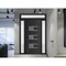 Vdomdoors Front Exterior Prehung Metal-Plastic Door, Manux 8933 Matte Black, 2 Side and Top Sidelite Transom,  MANUX8933EXD-BLK-W14+32+14xH80+14-LH - alternate 2