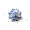 Homeroots Set of Twelve Blue And White Ceramic Drawer Pull Knobs, 12PK 358099 - alternate 2