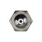 Auveco #10-32 x 3/8in Steel Acorn Cap Nut - Nickel, 100PK 11181 - alternate 2