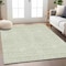 Homeroots 3' X 5' Artichoke Green And Gray Geometric Washable Indoor Outdoor Area Rug 594437 - alternate 3