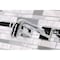 Kingston Brass Double-Handle Wall Mount Bathroom Faucet, Polished Chrome KS6121KL - alternate 2
