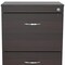 Homeroots 52" Espresso Wood Filing Cabinet With Drawers 249818 - alternate 2