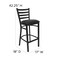 Flash Furniture Black Ladder Stool-Black Seat, PK2 2-XU-DG697BLAD-BAR-BLKV-GG - alternate 2