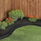 Rubberific RBFE4BK40 Brickface Landscape Edging, 48 in L, L, Rubber, Black RBFE4BK6 - alternate 2