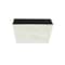 Homeroots 8in Cream Recycled Plastic Indoor Outdoor Rectangular Planter Box 488286 - alternate 1