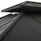 Sunjoy 10x12 ft. Wood Gazebo, Outdoor Patio Steel Hardtop Gazebo, Cedar Framed Wooden Gazebo, Dark Brown A1020326Q0 - alternate 2