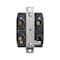 Leviton LockingReceptacle, 50A, 125/250VAC, Black CS6369 - alternate 2