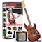 Pyle Electric Guitar Kit with Amp, Full Size Instrument with Humbucker Pickups, Guitarra Electrica PEGKT99RD - alternate 1