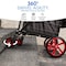 Serenelife Small Compact Folding Shopping Cart with Removable Waterproof Liner SLSPCART75 - alternate 2