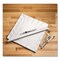 Boardwalk Linen-Feel Flat Napkins, 1-Ply, 14 x 14, White, 1000PK 14X14LNAPW - alternate 3