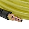 Interstate Pneumatics 1/4 in x 25 ft Rhino PolyFlex Yellow Polyurethane Hose With 1/4 in Brass Coupler and Steel Plug HU54-025H44BS - alternate 3