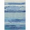 Homeroots 10' X 14' Blue Abstract Washable Indoor Outdoor Area Rug 608642 - alternate 2
