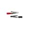 Gb Alligator Clip, 7/16 in Jaw Opening, 22 to 14 AWG Wire, Black/Red Pair 14-077 - alternate 1