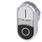 Siemens Twin pushbutton, 22 mm, round, metal, shiny, white: I, black: O 3SU1050-3AB61-0AK0-ZY19 - alternate 1