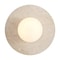 Jonathan Y Tivoli 9.75" Modern Minimalist 1-Light Ovoid Travertine LED Wall Sconce, Light Brown JYL5901A - alternate 3