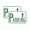 Signmission Parking with Arrow Pointing Up, 18'' X 24'' 2 Signs, Heavy Gauge Aluminum, 2PK A-1824-2PACK-23343 - alternate 1