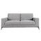 Homeroots 80" X 39" X 35" Silver Polyester Sofa 373981 - alternate 2