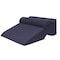 Lavish Home 8in Wedge Pillow Bed Wedge Pillow for Sleeping Memory Foam Wedge Pillow HT-PILLOW4-NVY - alternate 2