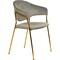 Leisuremod Bella Collection Modern Dining Chair in Light Grey BC21LGR - alternate 1