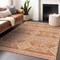 Homeroots 8' X 10' Copper And Ivory Southwestern Washable Indoor Outdoor Area Rug 593663 - alternate 2