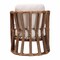 Bali & Pari Westham Bohemian Natural Rattan and Seagrass Arm Chair 252-13918-ZORO - alternate 2