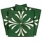 Homeroots 12" x 12" Green Vinyl Arabesque Peel And Stick Removable Tiles 569240 - alternate 2