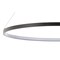 Jonathan Y Brice 23.75" Modern Contemporary Metal Round Integrated LED Pendant, Matte Black JYL7203A - alternate 3