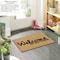 Gardenised Heavy Duty Coco Coir Doormat - Non Slip PVC Baking Embossed Design, Welcome to Our Home QI004886 - alternate 2
