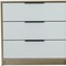 Homeroots 28" Brown And White Three Drawer Dresser 477804 - alternate 2
