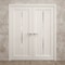 Sartodoors Interior Solid French Double Doors 72 x 84 inches, Ego 5014 Painted White Oak, Wood Interior Solid EGO5014DD-PWO-7284 - alternate 2