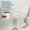 Serenelife RV Toilet - Small Camp Toilet with Foot Pedal and a Hand Sprayer, Leak-Proof SLCATL470 - alternate 2