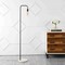 Jonathan Y Vega 60" Minimalist Edison Metal/Marble LED Floor Lamp, Black JYL1095B - alternate 2