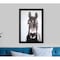 Homeroots Horse Portrait Brown Framed Print Wall Art 416721 - alternate 2