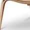 Homeroots 36" White and Brown Faux Leather Lounge Chair 520602 - alternate 2