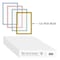C-Line Products 6" x 9" Assorted Vinyl Magnetic Safety Striped Document Frame, 16/BX 44269 - alternate 2