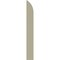 Ekena Millwork Rustic 2 Board Joined Board-n-Batten Faux Wood Shutters w/Quarter Round Arch Top, 10 3/4W x 36H, PR FBJ06Q11X036RUF - alternate 2