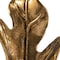 Homeroots 26" Antiqued Gold And White Aluminum And Marble Leaf Tabletop Sculpture 628140 - alternate 2