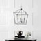 Jonathan Y Pagoda 12" 4-Light Classic Traditional Metal Cage Lantern LED Pendant, Chrome JYL7436C - alternate 3