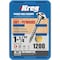 Kreg No, 8 x 1-1/4'' Square Coarse Thread Maxi-Loc Head Zinc Pocket-Hole Screw, 1200 Ct. SML-C125-1200 - alternate 1