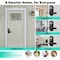Wrightmaster 5-in-1 Aluminum Smart Pad Lock with App Control, Fingerprint, IC Card, Auto-Lock & Anti-Theft Alarm ZR-H5 - alternate 2