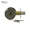 Ecs Hardware Durable Single Cylinder Deadbolt Lock, Antique Brass, Grade 3 SC1/KW1 ECSH-RDB301-AB-KW1 - alternate 2