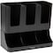 Mind Reader 6-compartment Condiment Organizer, Black UPRIGHT6-BLK - alternate 1